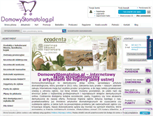 Tablet Screenshot of domowystomatolog.pl